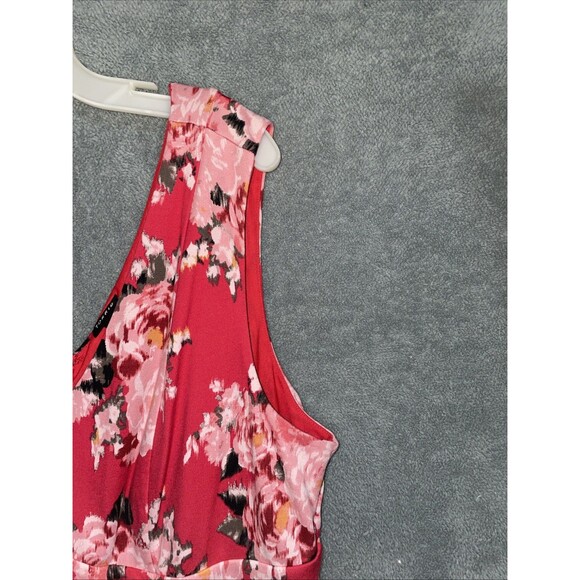 Torrid Dress Womens 22 Floral Lined Sleeveless Colorful Sleeveless Flare Zip Up - Picture 3 of 11